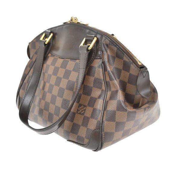 LOUIS VUITTON Verona PM Shoulder Bag Damie Ebene Leather Brown - Picture 4 of 14